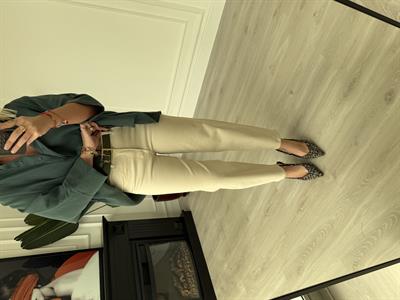 Orijinal Marka , Komple Likralı , Balon Model , Bej Jean Pantolon