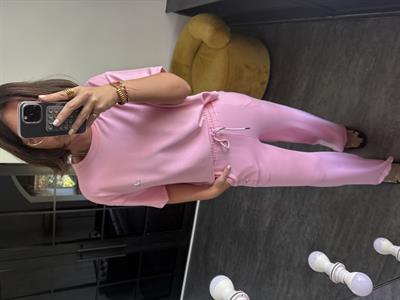 Orijinal Marka, Kısa Kollu Pembe Modal Takım