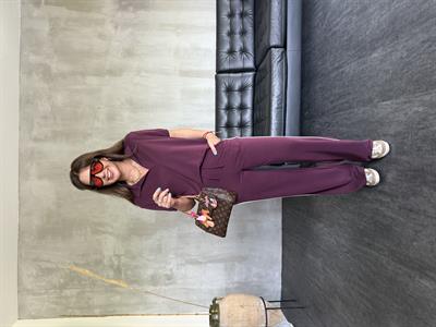 Orijinal Marka , Polo Yaka , Mürdüm , Modal Takım