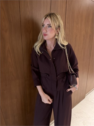 Orijinal Model , Belden Patpat Bağlama Detaylı , Mürdüm , Premium Modal Takım