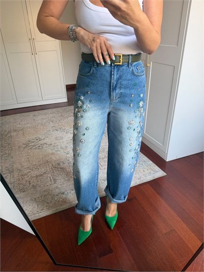 Orijinal Model , Taş İşlemeli , Premium Jean Pantolon
