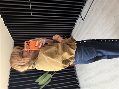 Orijinal Model Şal Yaka Premium Haki Trençkot