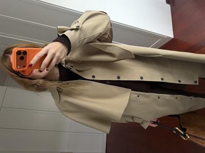 Çıkabilir Kapüşon & Pelerinli , Premium , Taş Trençkot