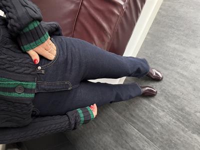 Orijinal Marka , Full Likralı , Lacivert Jean Pantolon