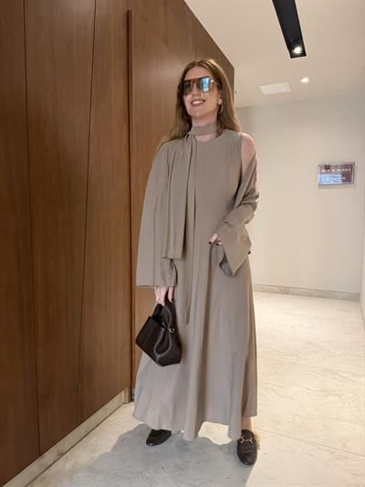 Elbise & Ceket , Vizon Tencel Takım