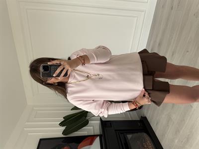 Lila Renk , Basic Sweatshirt