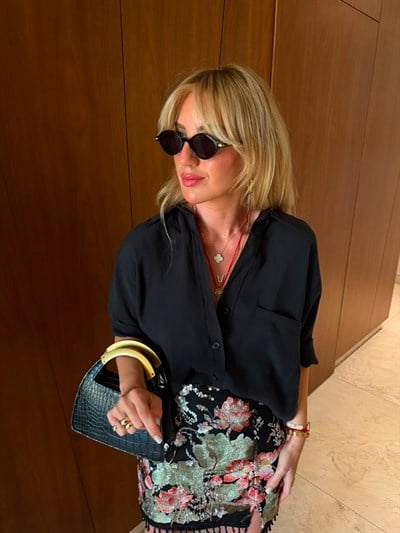 Siyah , Tencel , Oversize Gömlek