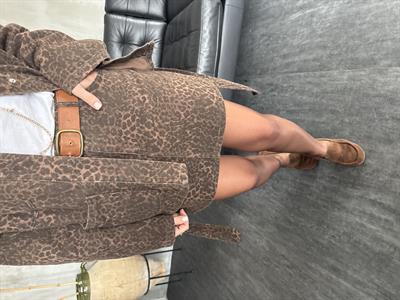 Gabardin Kumaş , Leopar Etek