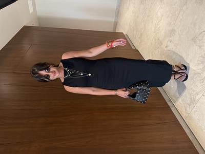 Ekstra Likralı , Premium , Fit Siyah Elbise