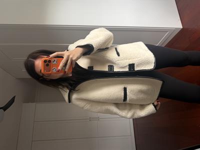 Çift Taraflı Kullanılabilen Teddy & Deri Premium Mont