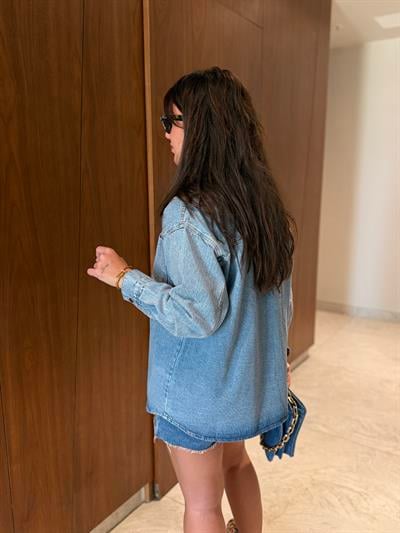 Sıralı Taş İşlemeli , Jean Gömlek