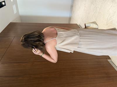 Bej , Askılı , Bluz & Etek , Tencel Takım