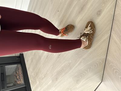 Marka Logolu Bordo Toparlayıcı Tayt