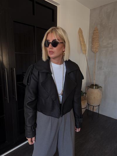 Orijinal Model , Deri Dokulu Ceket