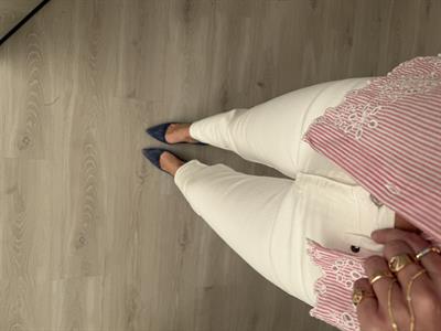 Orijinal Marka , Kesik Paça , Beyaz Jean