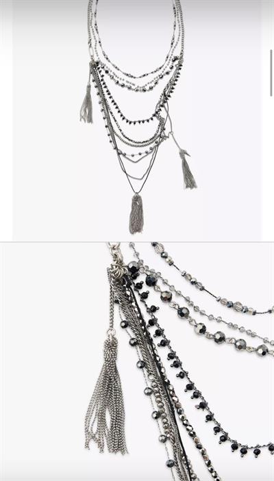 Orijinal Model , Taşlı & Saçaklı , Tasarım Kolye