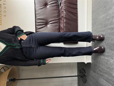 Orijinal Marka , Full Likralı , Lacivert Jean Pantolon