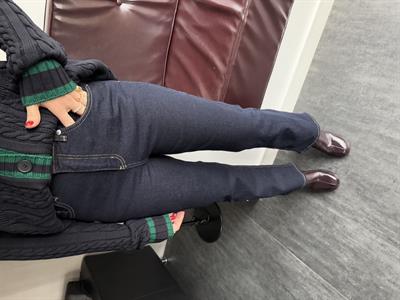 Orijinal Marka , Full Likralı , Lacivert Jean Pantolon