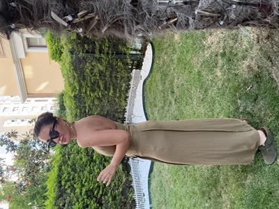 Haki Orijinal Model , Deri Kemerli , Premium , Yelek & Etek Takım