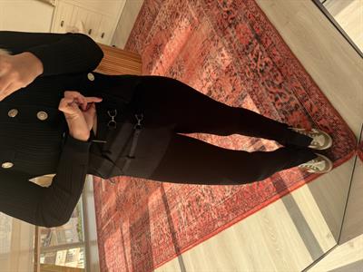 Beli Aksesuarlı Toparlayıcılı Tayt Pantolon