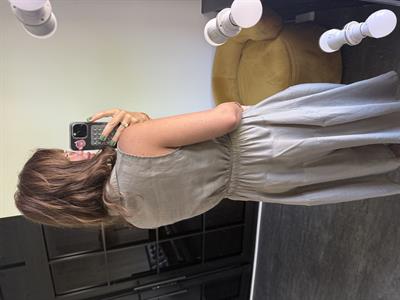 Vizon Önden Düğmeli, Arkası Lastikli Premium Tencel Yelek