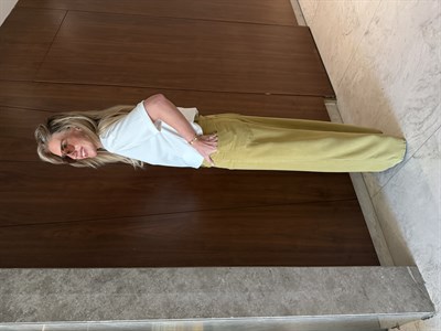 Olive , Yumuşacık Tencel Jean Pantolon