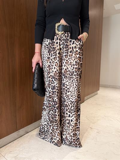 Orijinal Model , Kemerli , Leopar Saten Pantolon