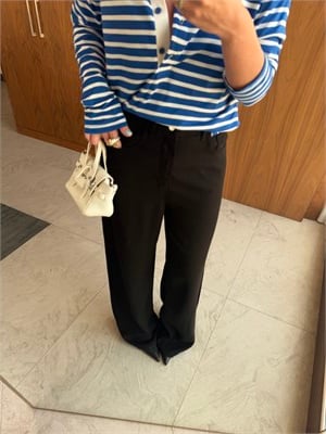 Siyah, Yumuşacık Tencel Jean Pantolon
