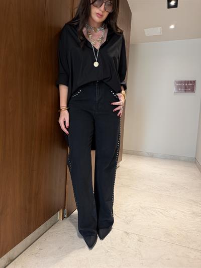 Orijinal Marka , Yanı Zımbalı , Likralı , Siyah Jean