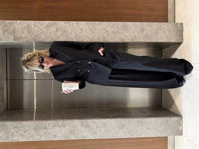 Tok Tencel , Siyah , Ceket Takım