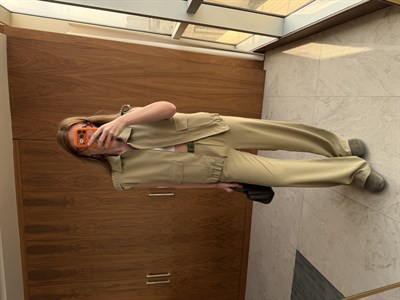 Metal Apoletli , Çağla Yeşili , Yelek Takım