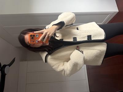 Çift Taraflı Kullanılabilen Teddy & Deri Premium Mont