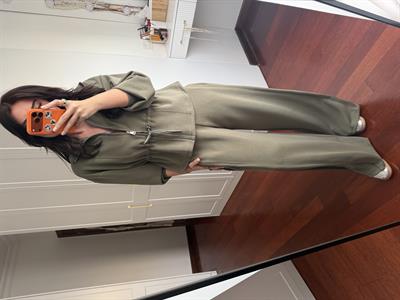 Orijinal Model , Belden Ayarlamalı , Premium Haki Modal Takım