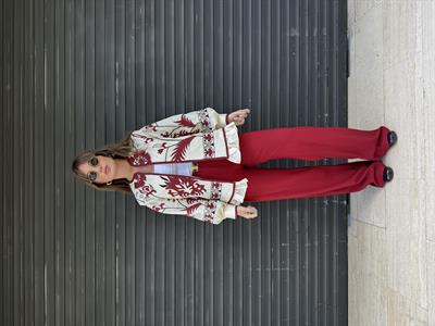 Premium , Bordo , Tencel , Palazzo Pantolon