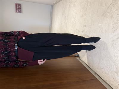 Beli Lastikli , Siyah , Jogger Tiril Pantolon