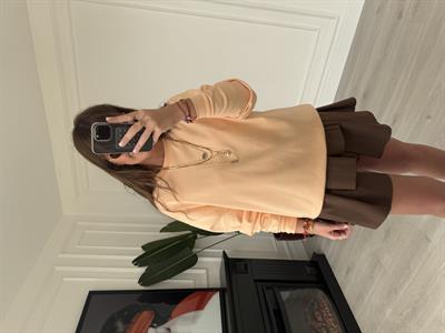 Kayısı Renk , Basic Sweatshirt