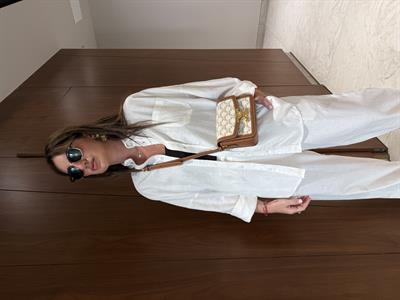 Orijinal Marka , %100 Pamuk , Ekru Premium Takım