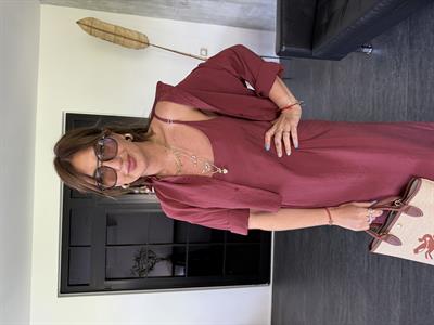 Bordo , Tencel , Gömlek & Elbise , Modal Takım