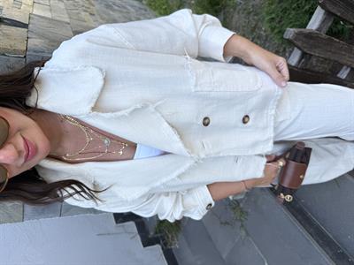 Paçası Çıtçıtlı , Kruvaze Ceket & Pantolon Takım