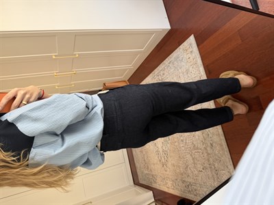 Orijinal Model , Ekru Kemerli , Full Likralı Jean