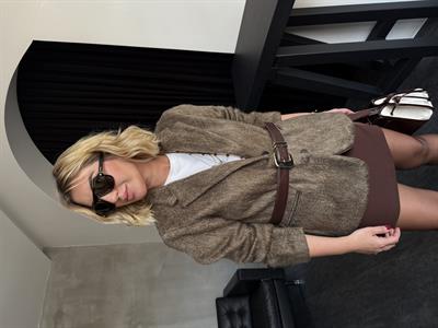 Premium Kaşe , Vizon Ceket 