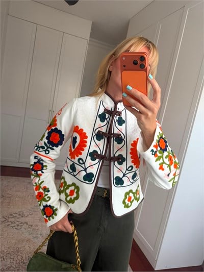 Orijinal Model , Nakışlı Premium , Gabardin Ceket