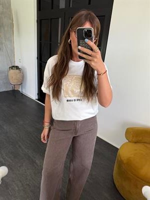 Life is Good , Beyaz T-shirt