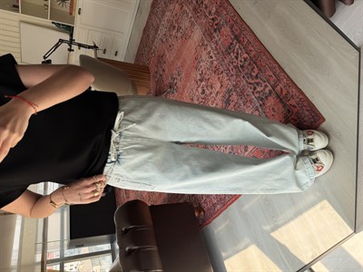 Orijinal Marka , Beli Lastikli , Buz Mavisi , Yumuşacık Tencel Jean