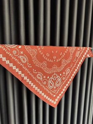 70x70 cm Bordo Paisley Şal