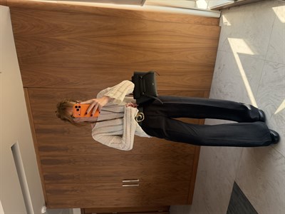 Deri Kemerli , Siyah , Tencel Palazzo