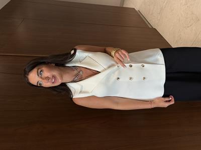 Altı Düğmeli , Ekru Kruvaze , Premium Yelek