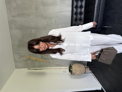 Hakim Yaka , Tencel , Ekru , Gömlek & Pantolon Takım