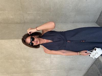 Orijinal Model , Kuşaklı Jean Elbise
