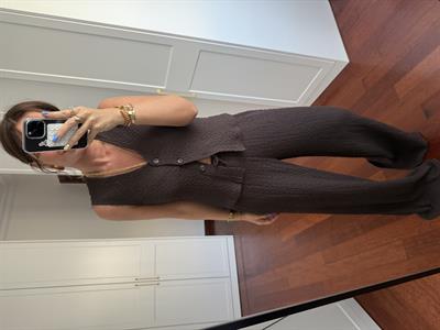 Ekstra Rahat , Acı Kahve , Premium Yelek & Pantolon Takım